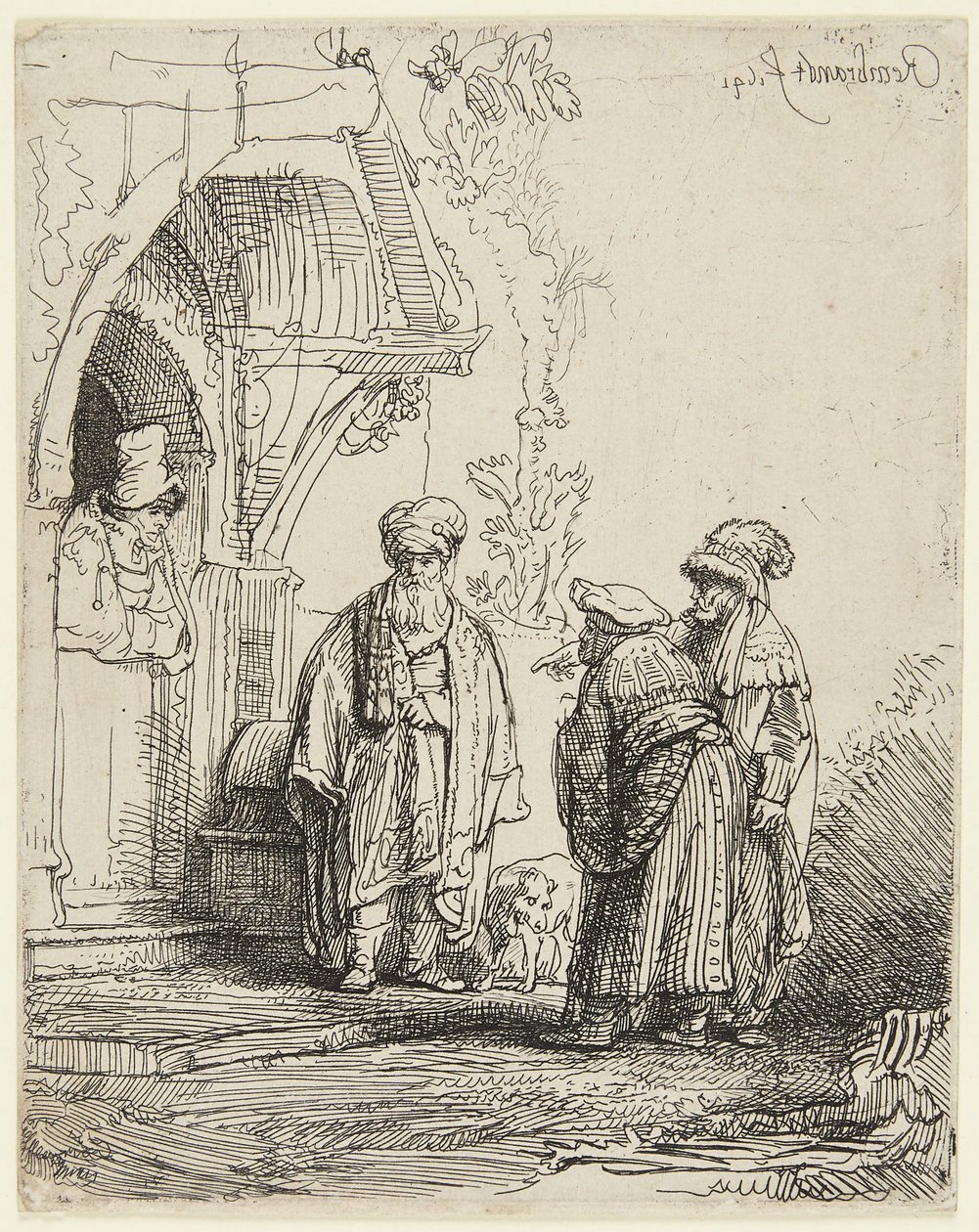 Jakob og Laban af Rembrandt van Rijn