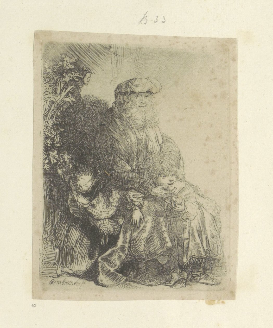 Jacob liefkoost Benjamin Samling af 85 originale tryk (serietitel) af Rembrandt van Rijn