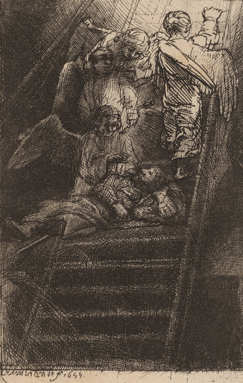 Jakobs stige, 1655. af Rembrandt van Rijn