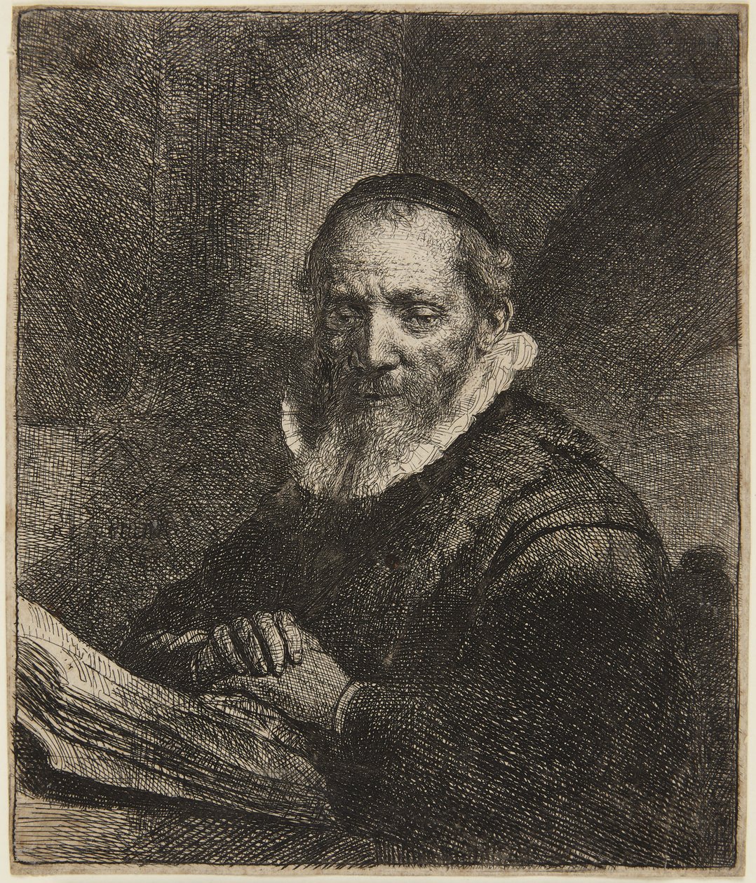 Jan Cornelis Sylvius af Rembrandt van Rijn
