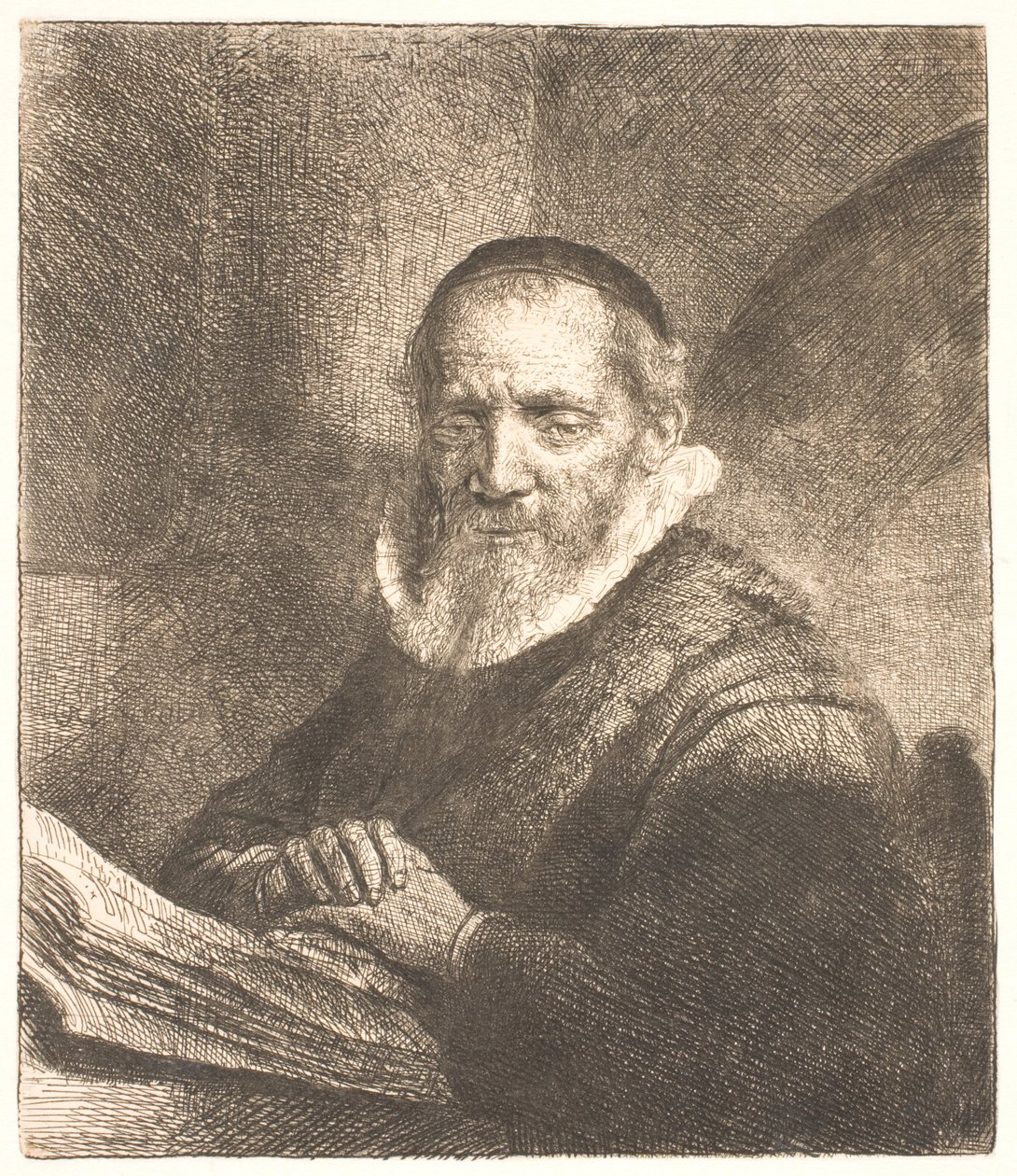 Jan Cornelis Sylvius, prædikant () af Rembrandt van Rijn