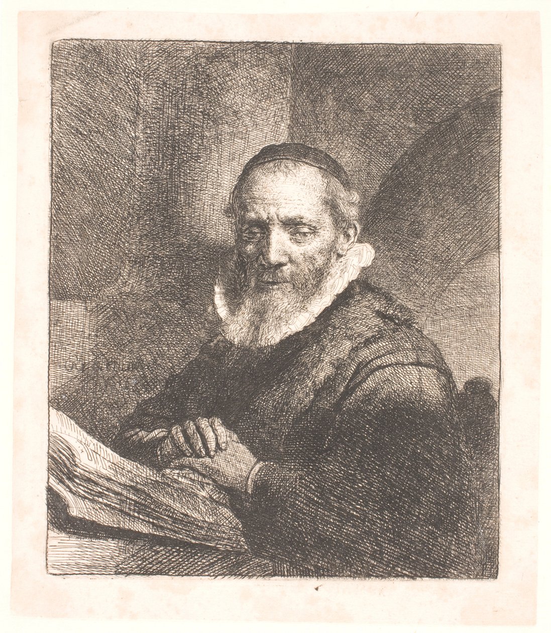 Jan Cornelis Sylvius, prædikant () af Rembrandt van Rijn