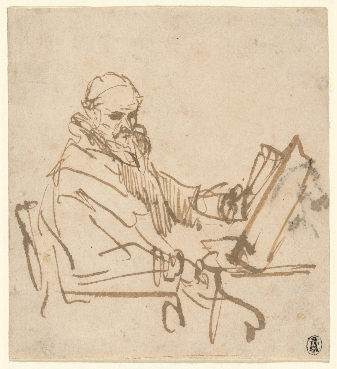 Jan Cornelisz Sylvius, prædikanten af Rembrandt van Rijn
