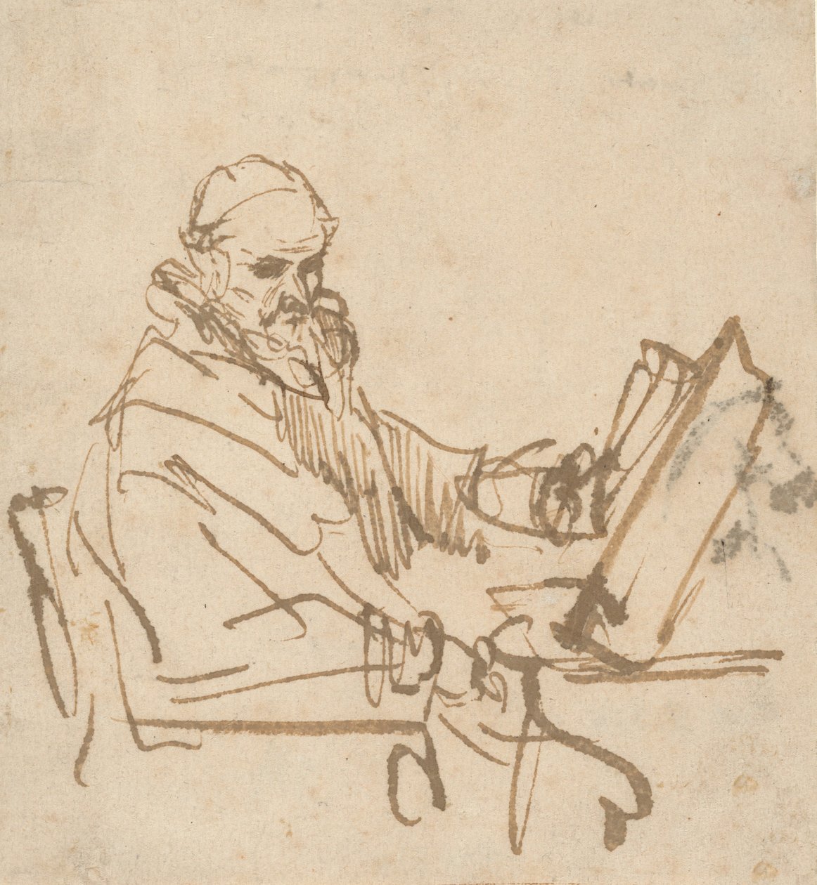 Jan Cornelisz Sylvius, prædikanten, 16441645. af Rembrandt van Rijn