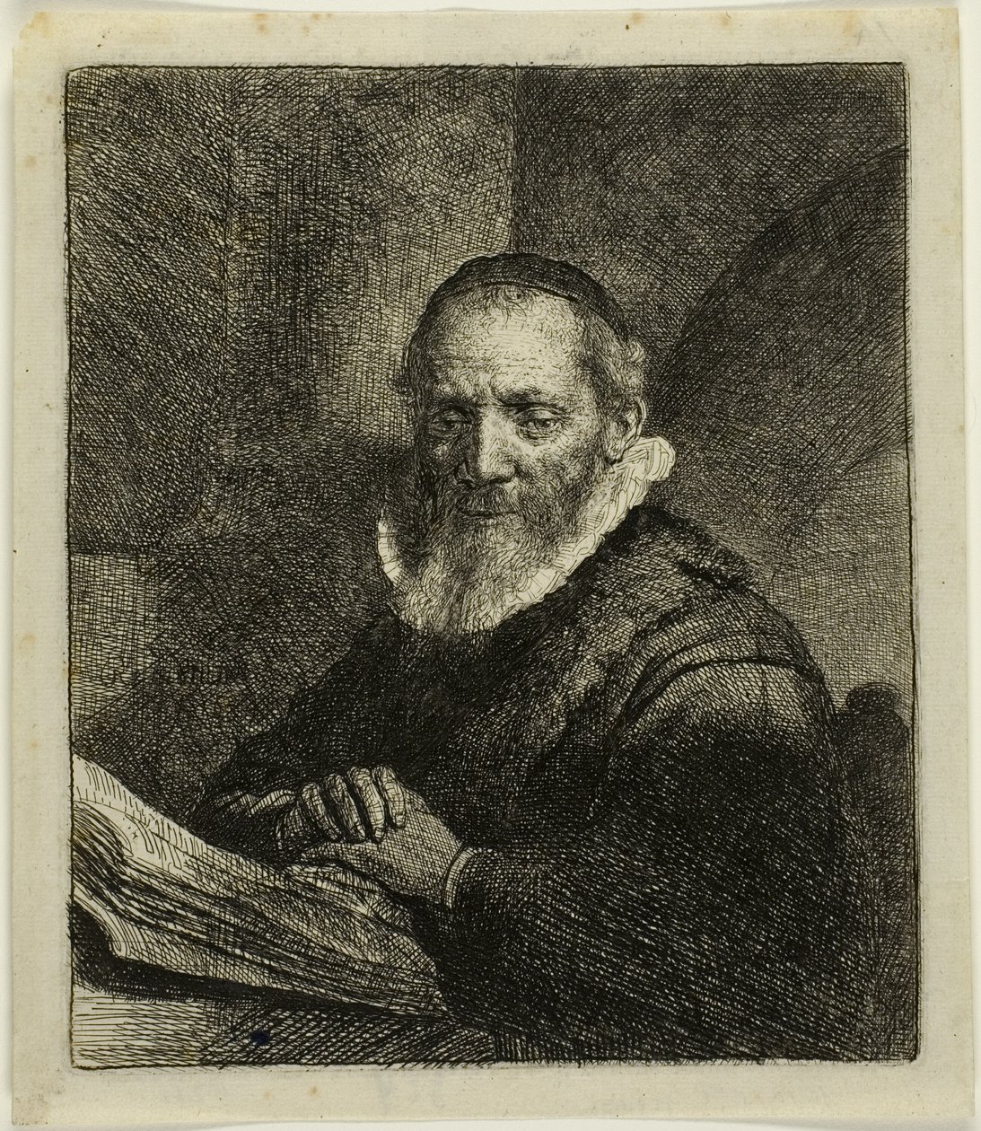 Jan Cornelius Sylvius af Rembrandt van Rijn