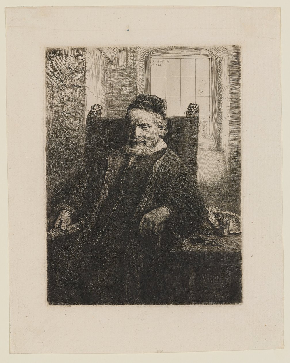 Jan Lutma, den ældste, guldsmed og billedhugger af Rembrandt van Rijn