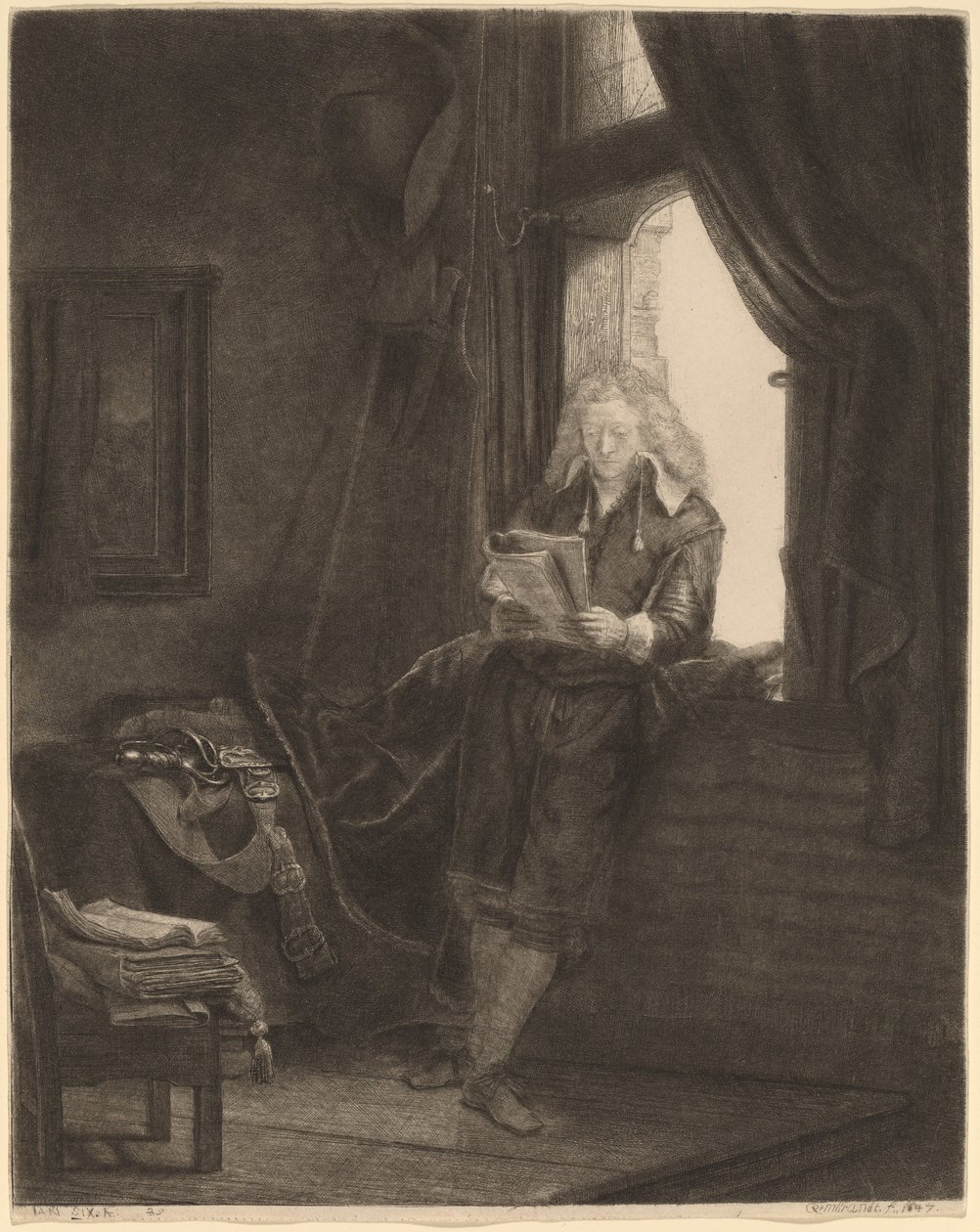 Jan seks af Rembrandt van Rijn
