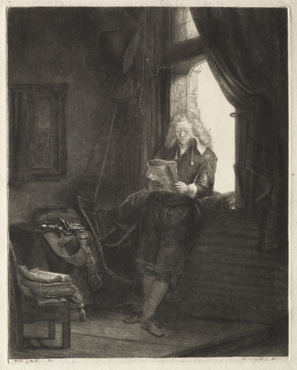 Jan seks af Rembrandt van Rijn