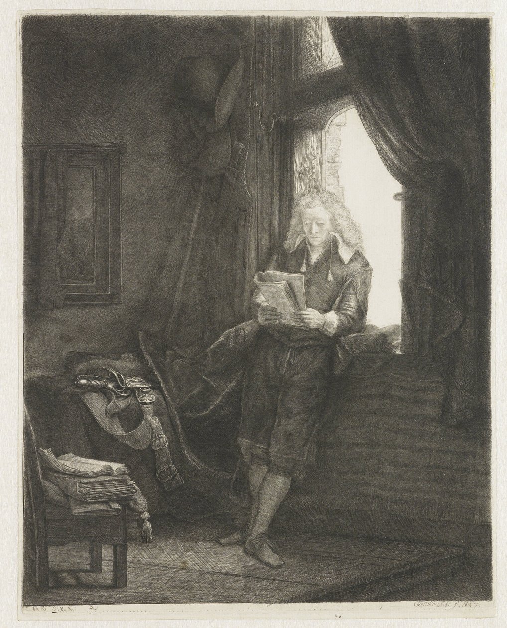 Jan seks af Rembrandt van Rijn