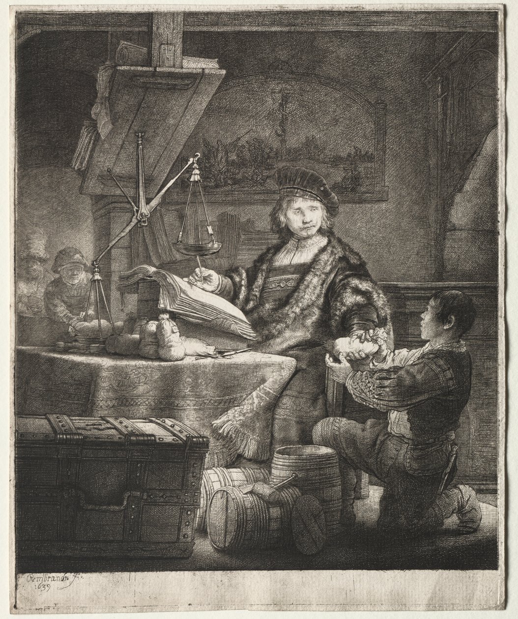 Jan Uytenbogaert af Rembrandt van Rijn