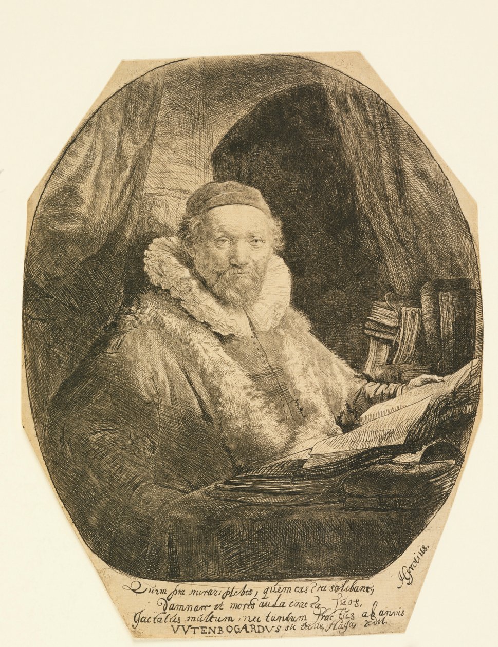 Jan Uytenbogaert, Prædikant af Rembrandt van Rijn