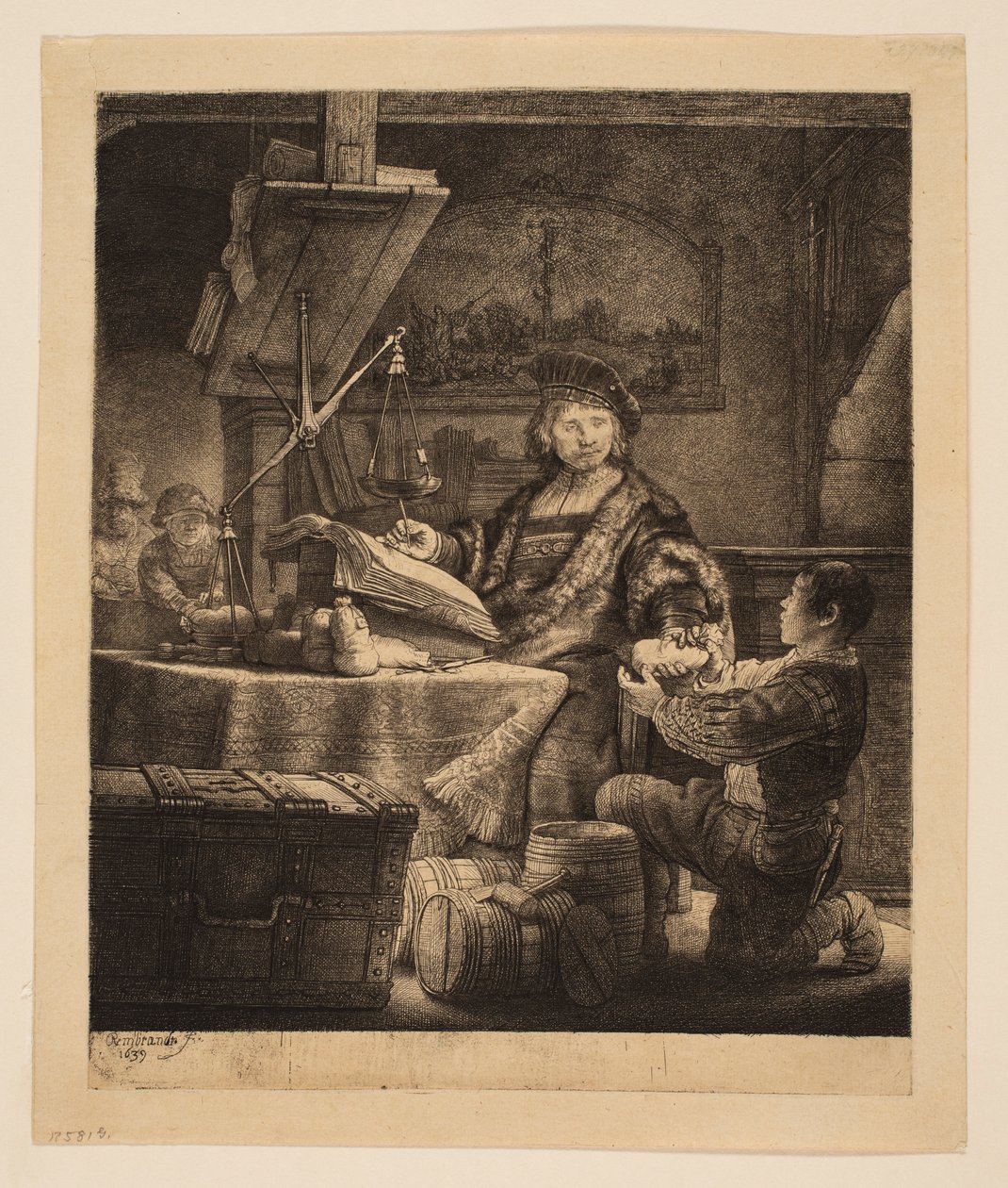Jan Uytenbogaert, generalreceiver ("Guldvægteren") af Rembrandt van Rijn