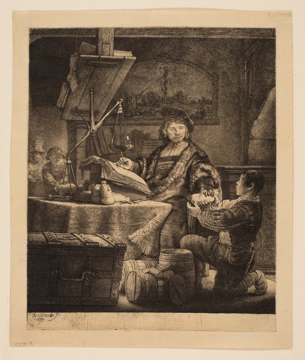 Jan Uytenbogaert, generalreceiver ("Guldvægteren") af Rembrandt van Rijn