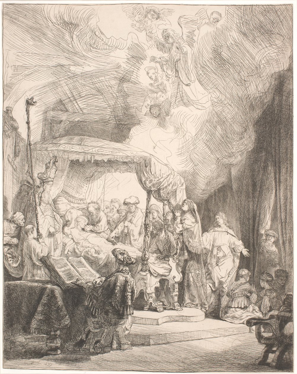 Jomfru Marias død af Rembrandt van Rijn