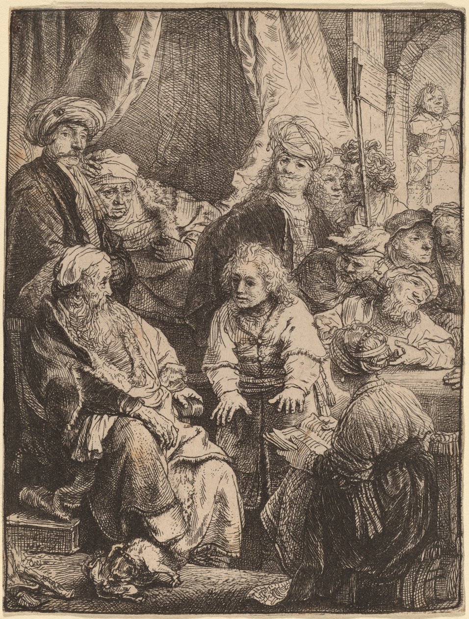 Joseph fortæller sine drømme af Rembrandt van Rijn