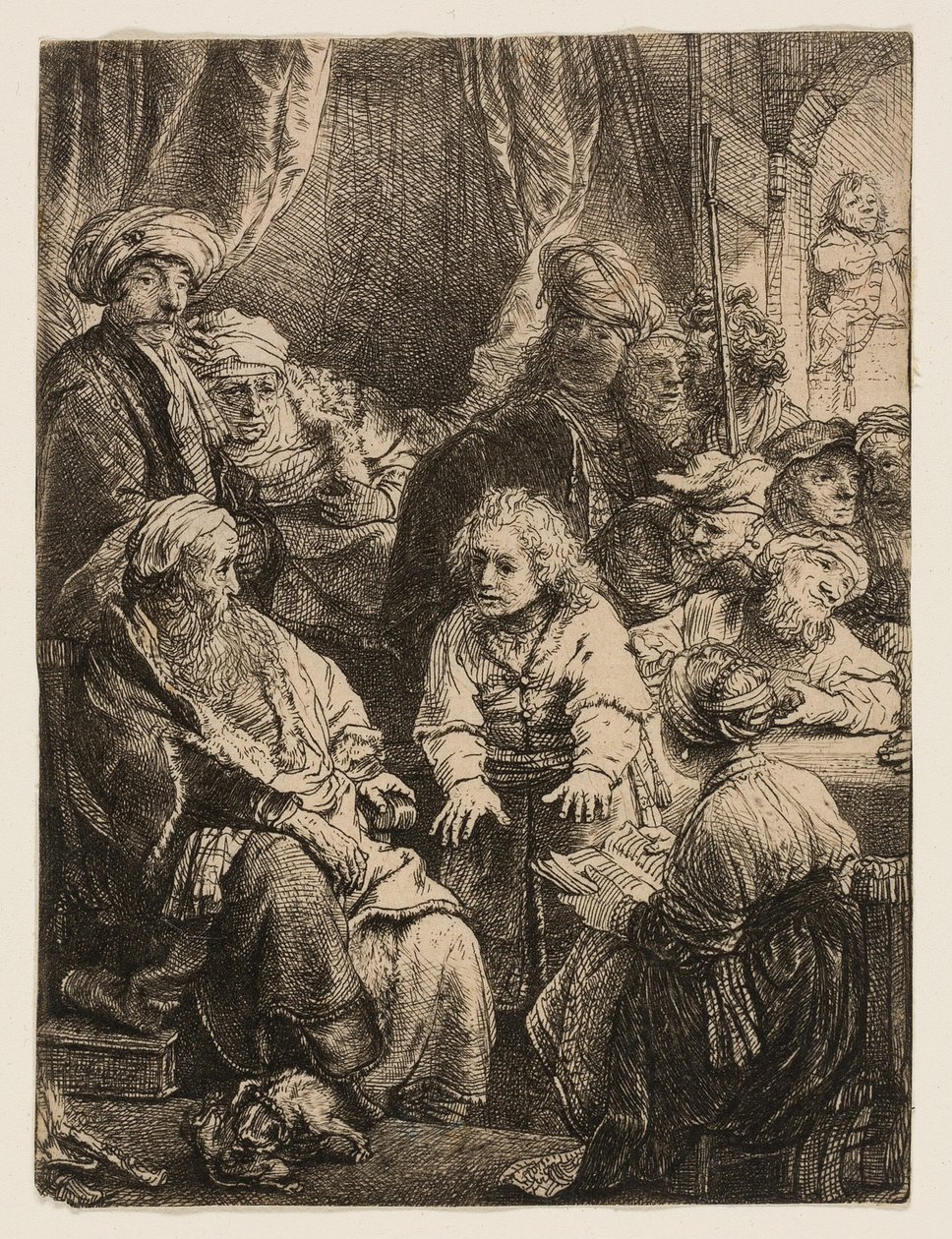 Joseph fortæller sine drømme af Rembrandt van Rijn
