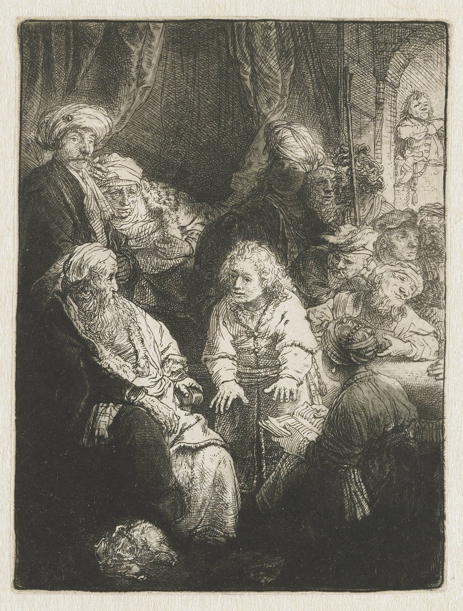 Joseph fortæller sine drømme af Rembrandt van Rijn