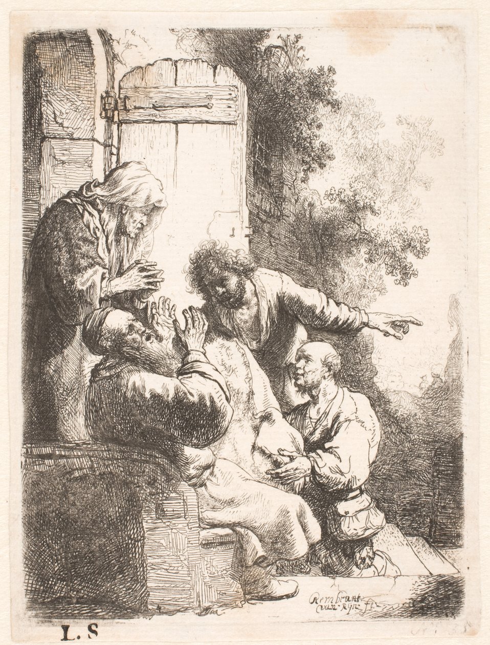 Josefs kappe blev bragt til Jakob af Rembrandt van Rijn