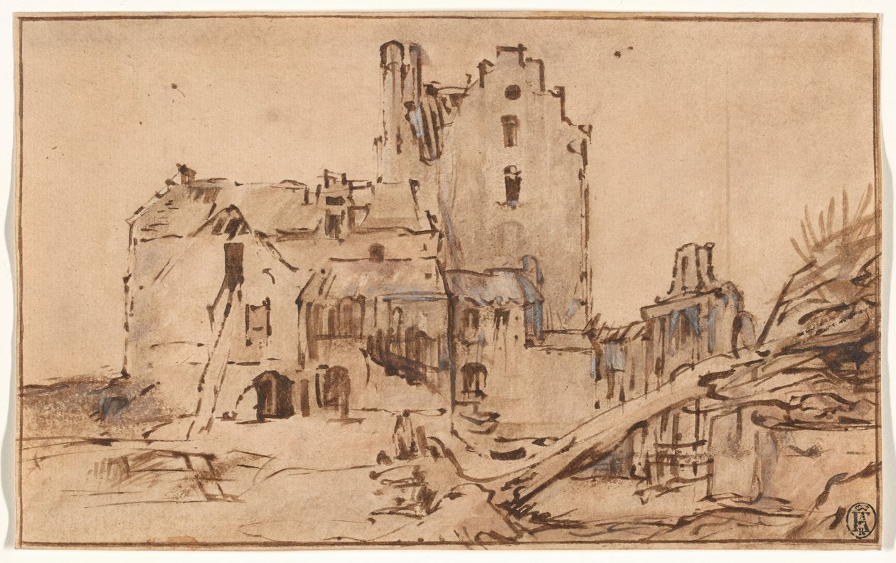 Kostverloren Slot i forfald af Rembrandt van Rijn