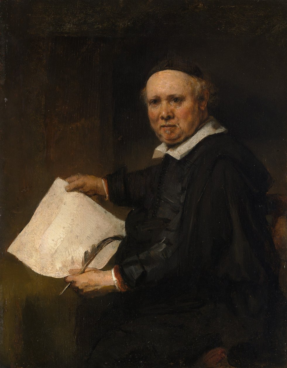 Lieven Willemsz van Coppenol født omkring 1599, død 1671 eller senere. af Rembrandt van Rijn