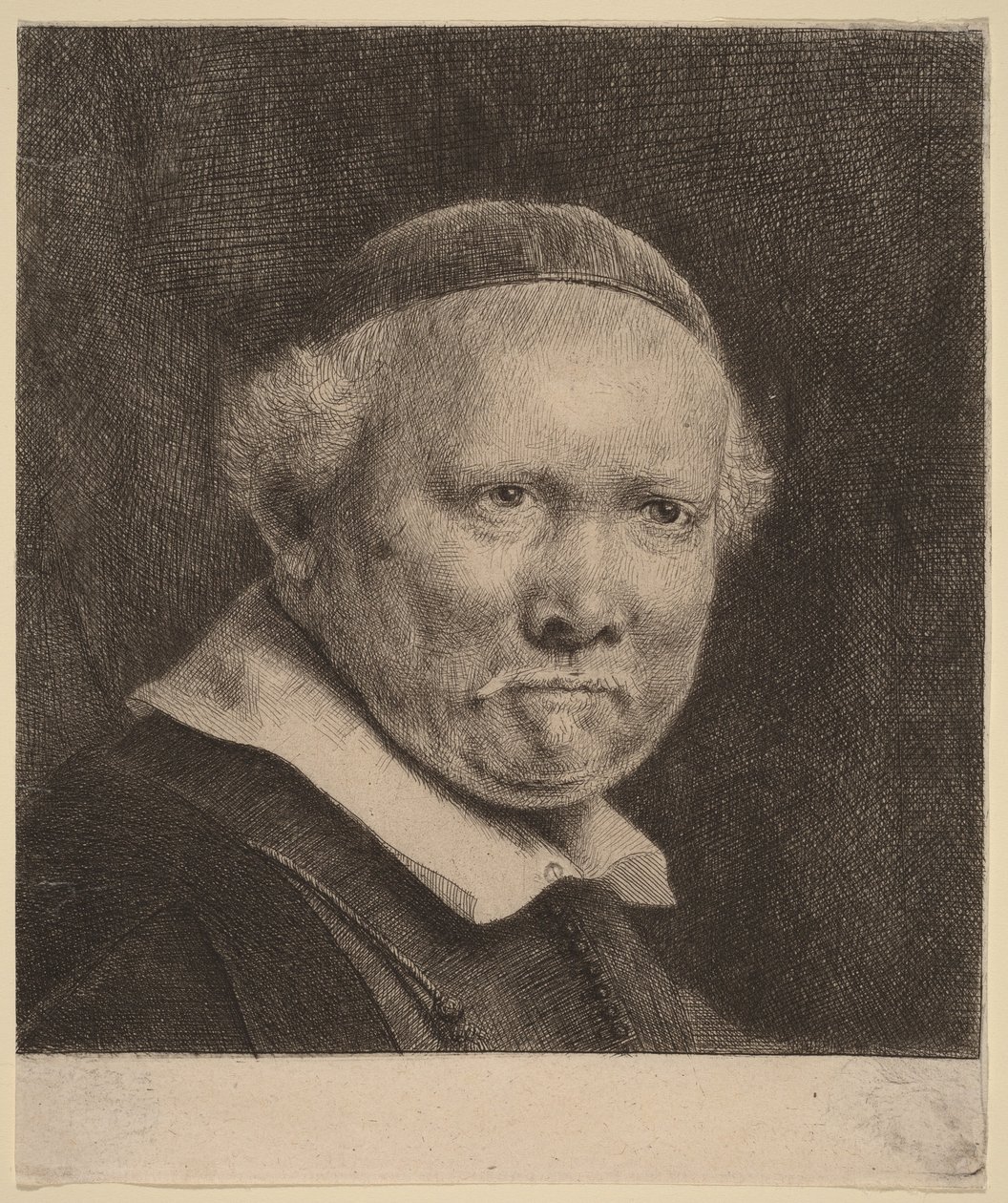 Lieven Willemsz van Coppenol: »The Larger Plate« af Rembrandt van Rijn