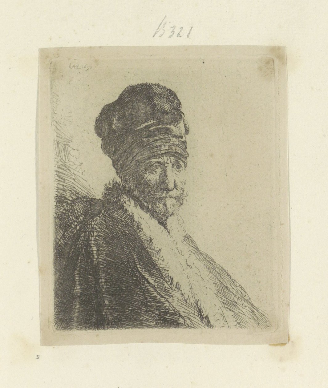 Man sætter høje muts Samling af 85 originale tryk (serietitel) af Rembrandt van Rijn