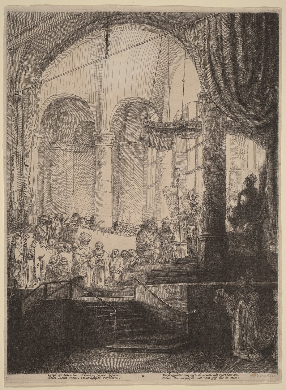 Medea, eller Jasons og Creusas bryllup af Rembrandt van Rijn