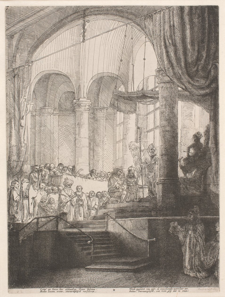 Medea: eller Jasons og Creusas bryllup af Rembrandt van Rijn