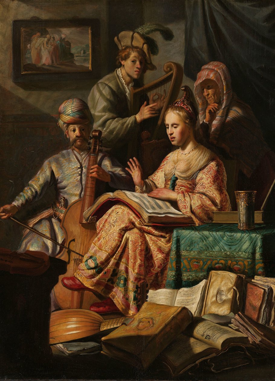 Musikalsk Selskab af Rembrandt van Rijn