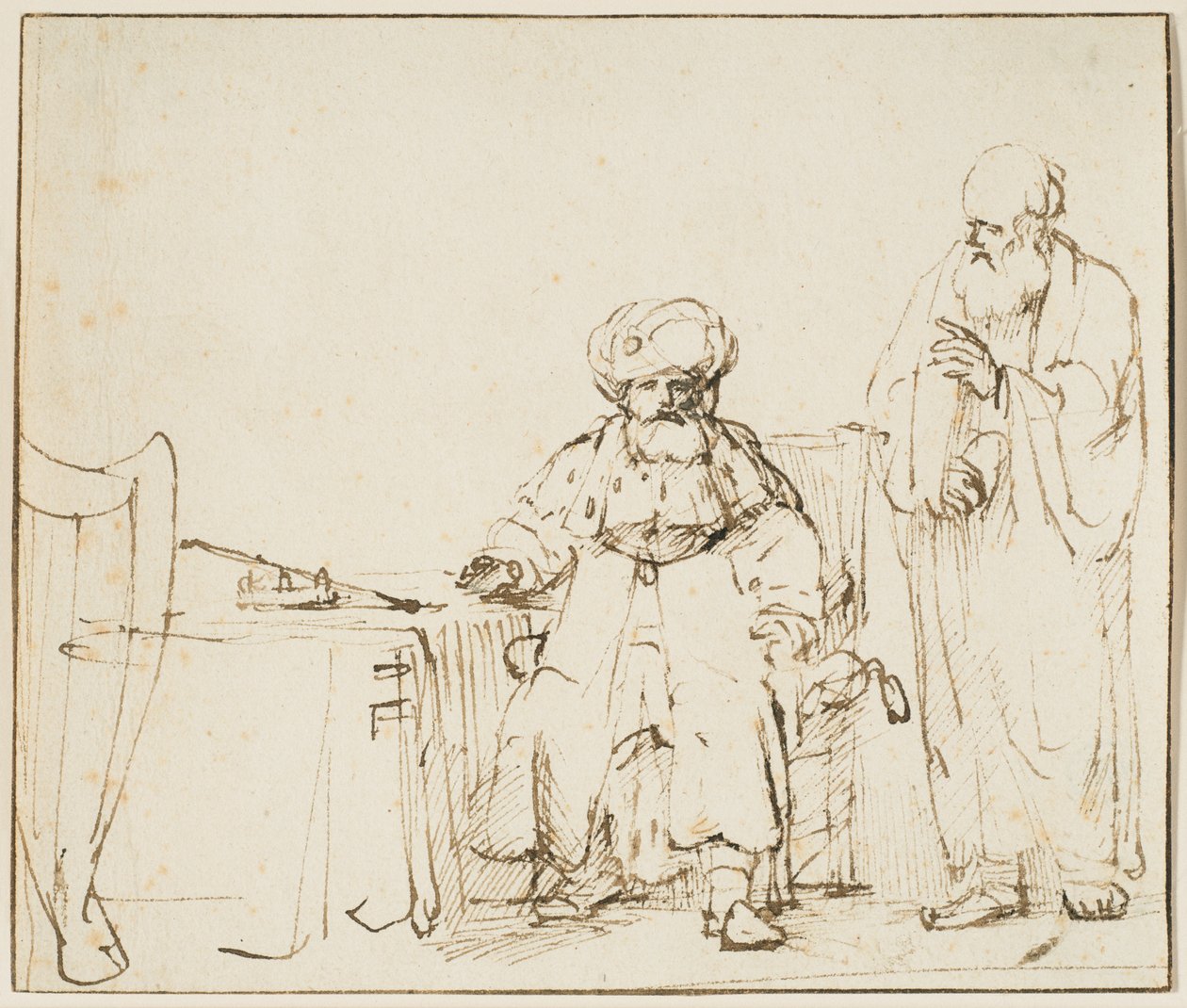 Natan formaner David af Rembrandt van Rijn
