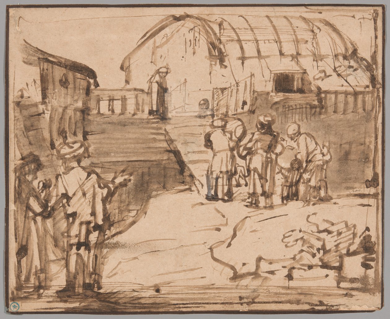 Noahs Ark af Rembrandt van Rijn