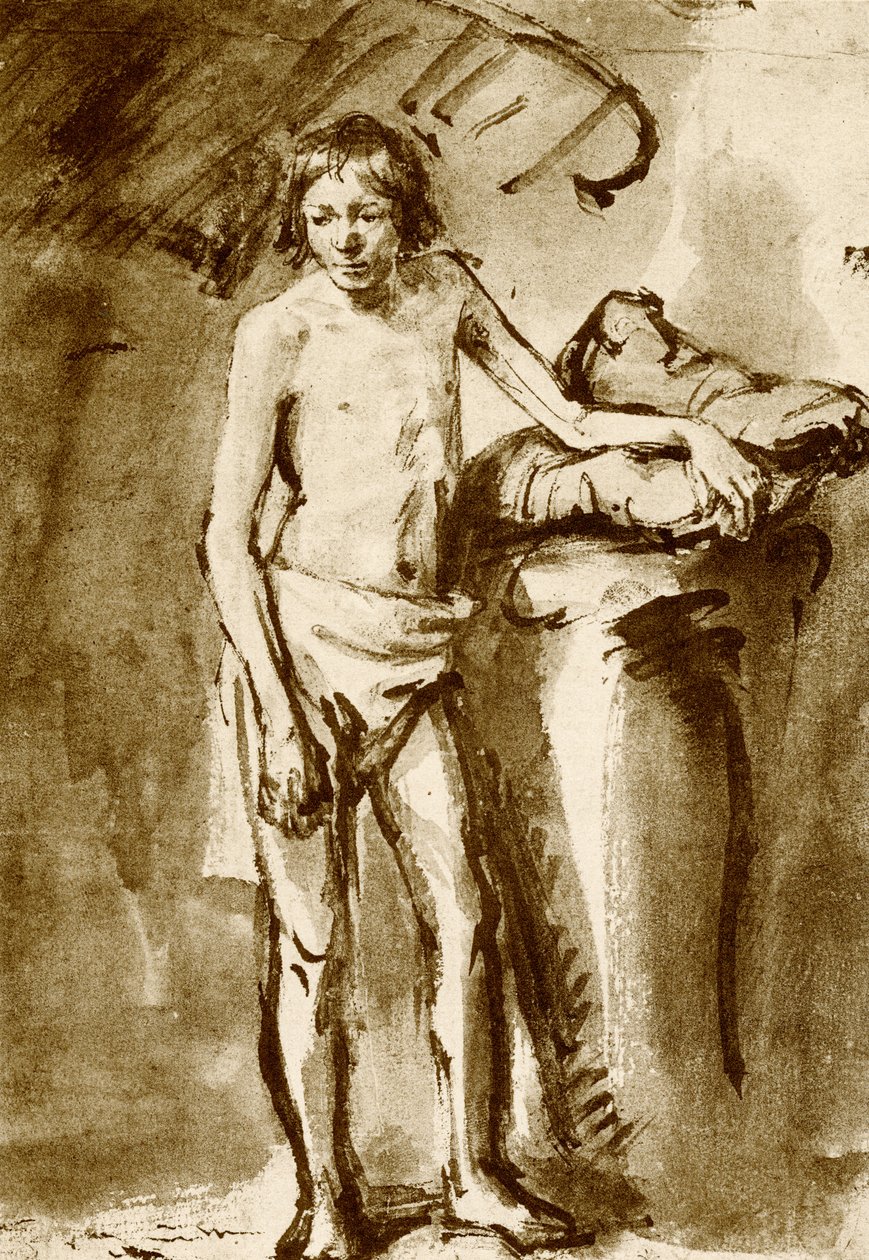 Nøgentegning for en ungdom af Rembrandt van Rijn