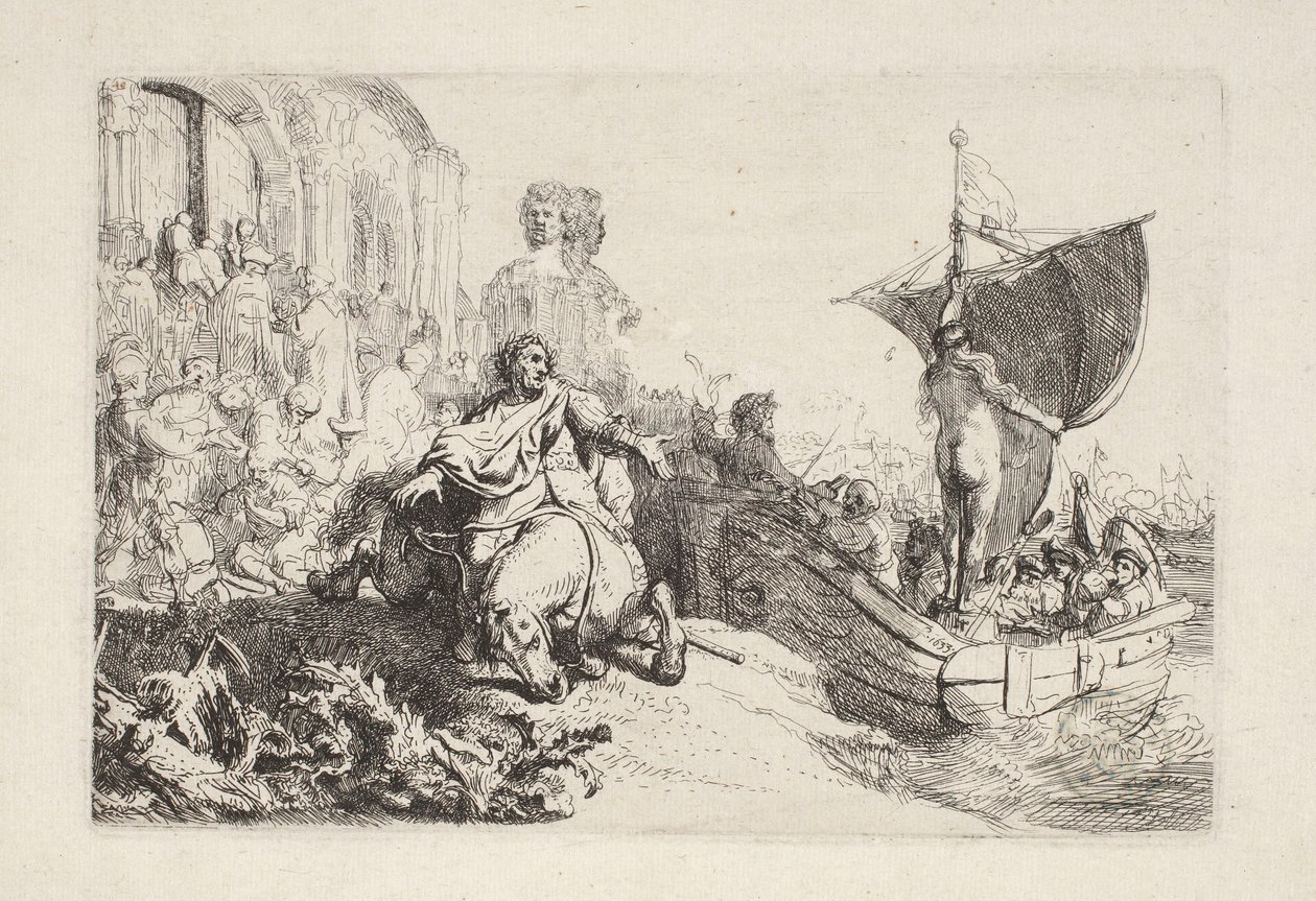 Fortunas skib af Rembrandt van Rijn
