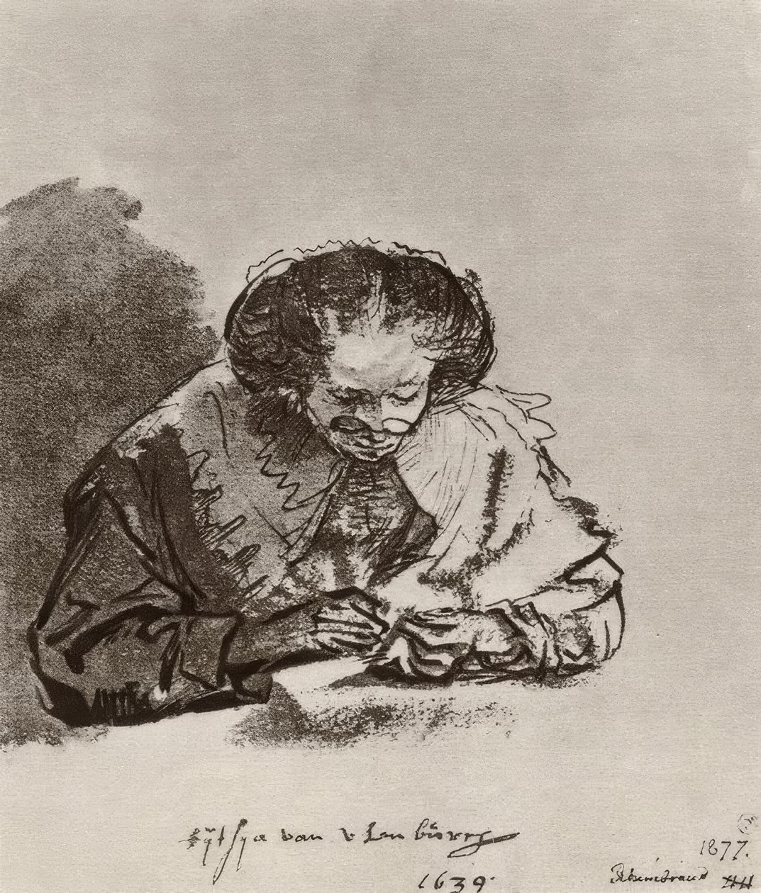 Portræt af Titia van Uylenburgh af Rembrandt van Rijn