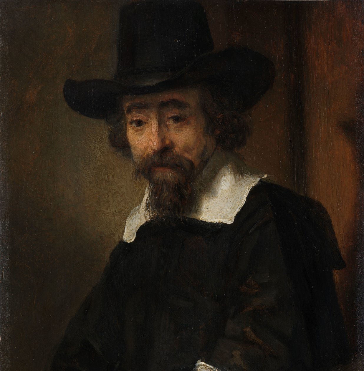 Portræt af Ephraim Well Portræt af Dr. Ephraim Well af Rembrandt van Rijn