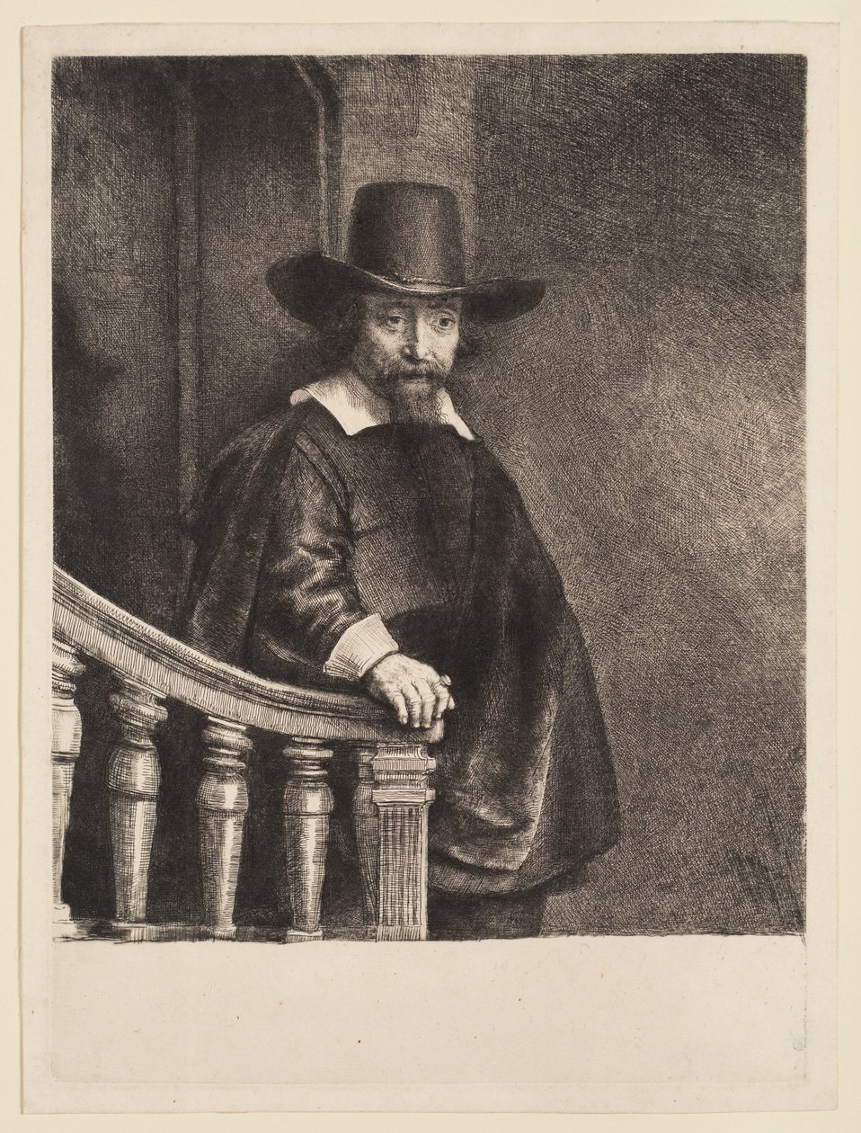 Portræt af Ephraim Bueno af Rembrandt van Rijn