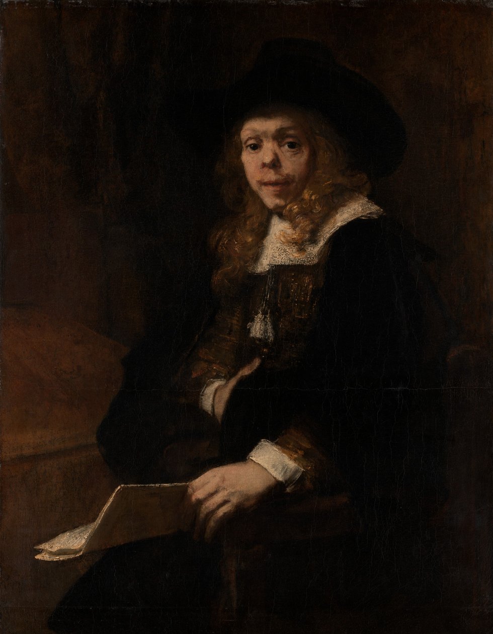 Portræt af Gerard de Lairesse, 1665-67. af Rembrandt van Rijn