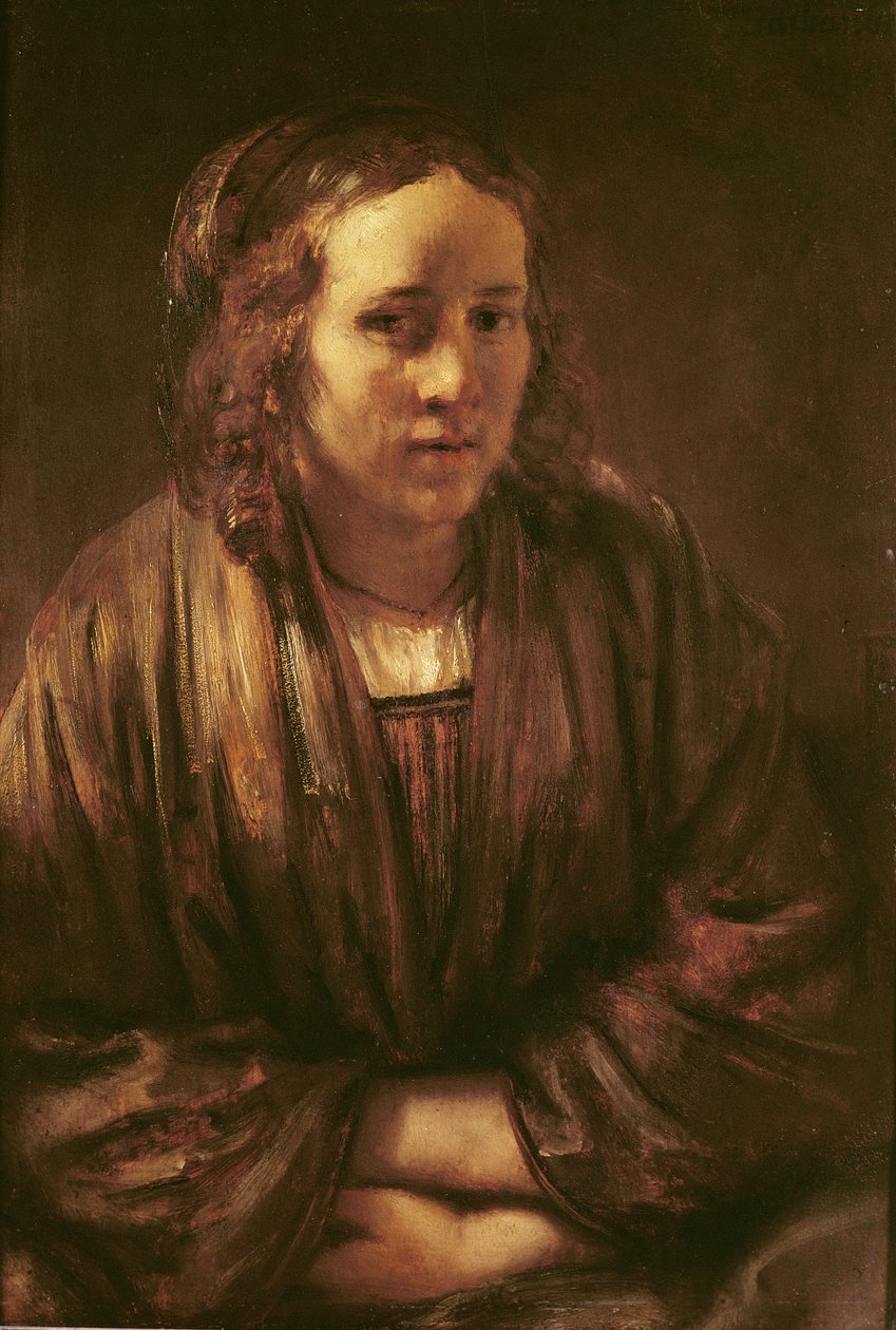 Portræt af Hendrikje Stoffels af Rembrandt van Rijn