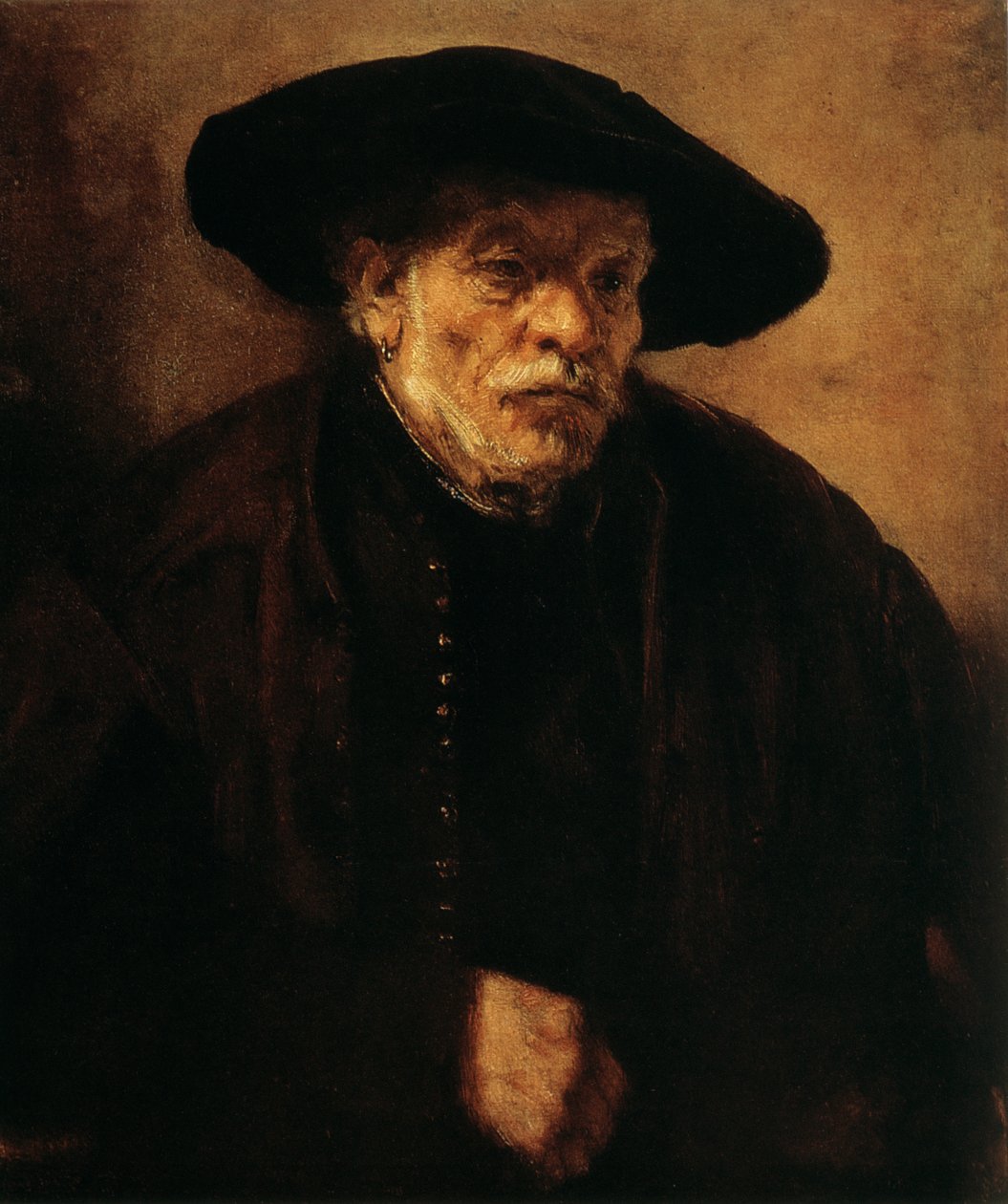 Portræt af Rembrandts bror, Andrien van Rijn, 1654 af Rembrandt van Rijn
