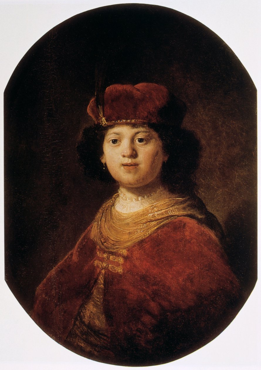Portræt af en dreng, 1600-tallet af Rembrandt van Rijn
