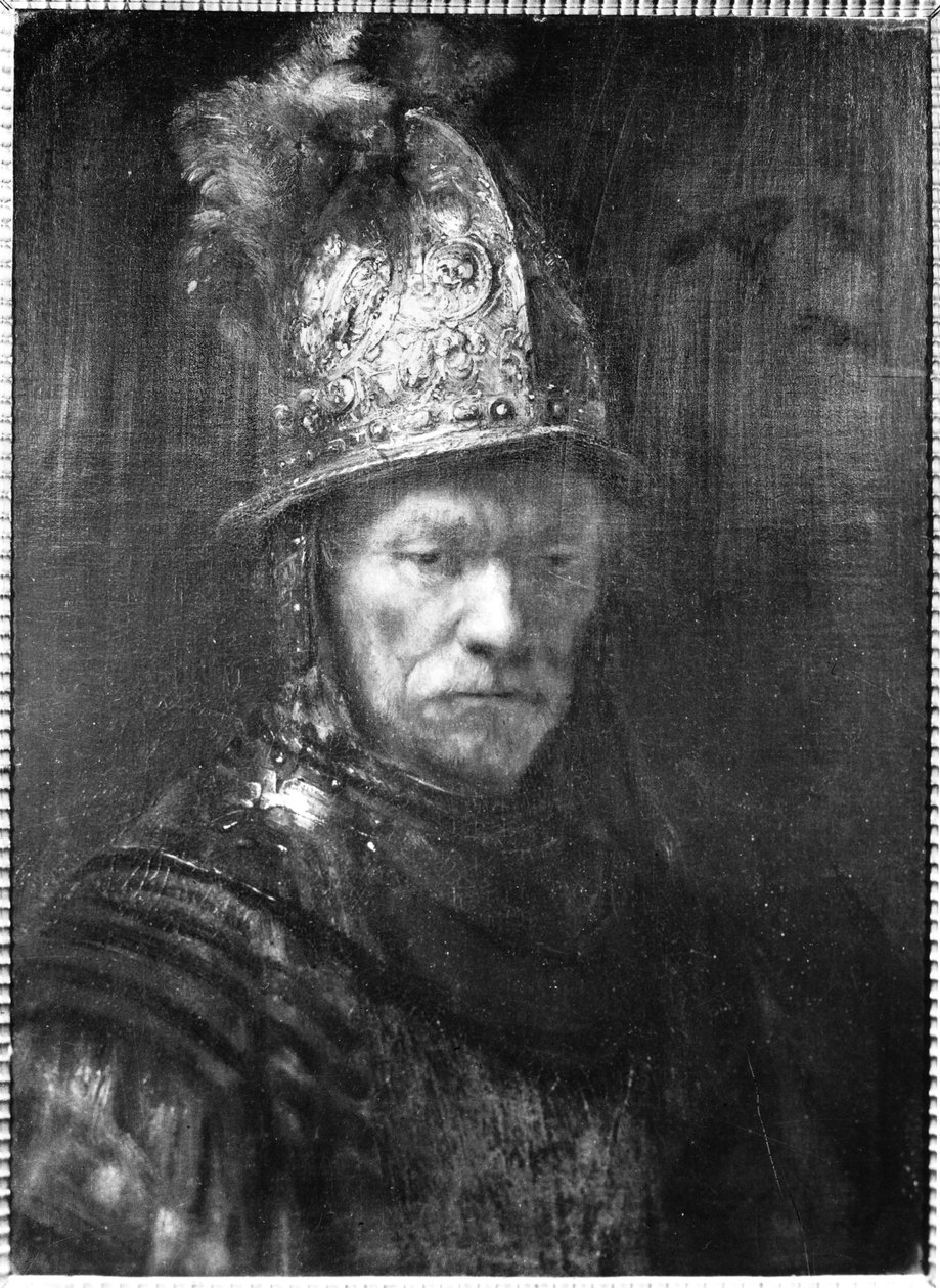 Portræt af en mand med en gylden hjelm, 1648 af Rembrandt van Rijn
