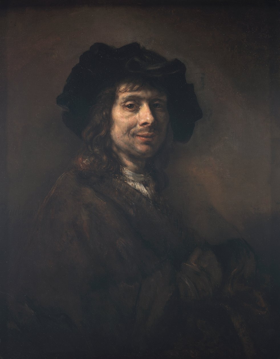 Portræt af en ung mand (måske en kunstner) af Rembrandt van Rijn