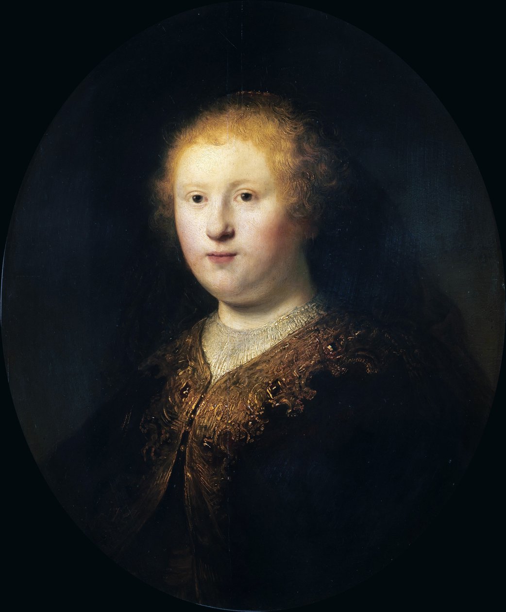 Portræt af en ung kvinde, 1632. af Rembrandt van Rijn