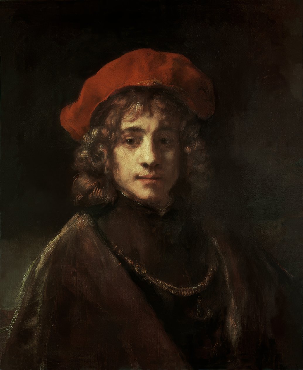 Rembrandts Sohn Titus af Rembrandt van Rijn