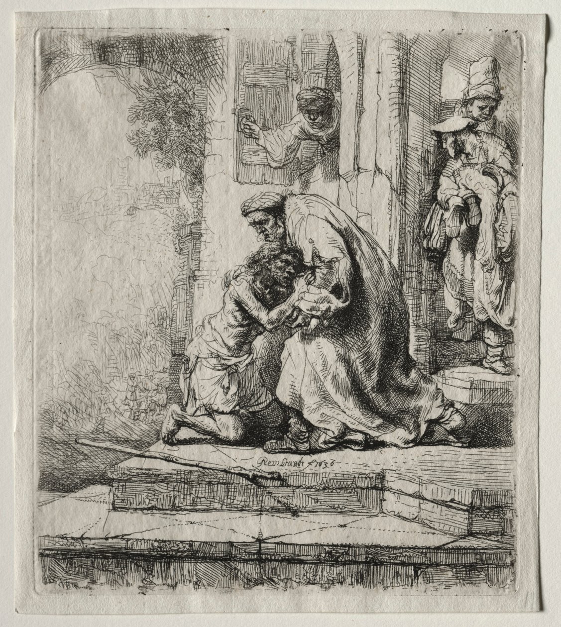Den fortabte søns tilbagevenden, 1636. af Rembrandt van Rijn