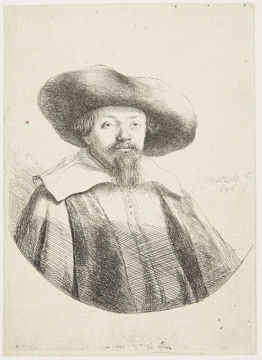 Samuel Manasseh Ben Israel af Rembrandt van Rijn