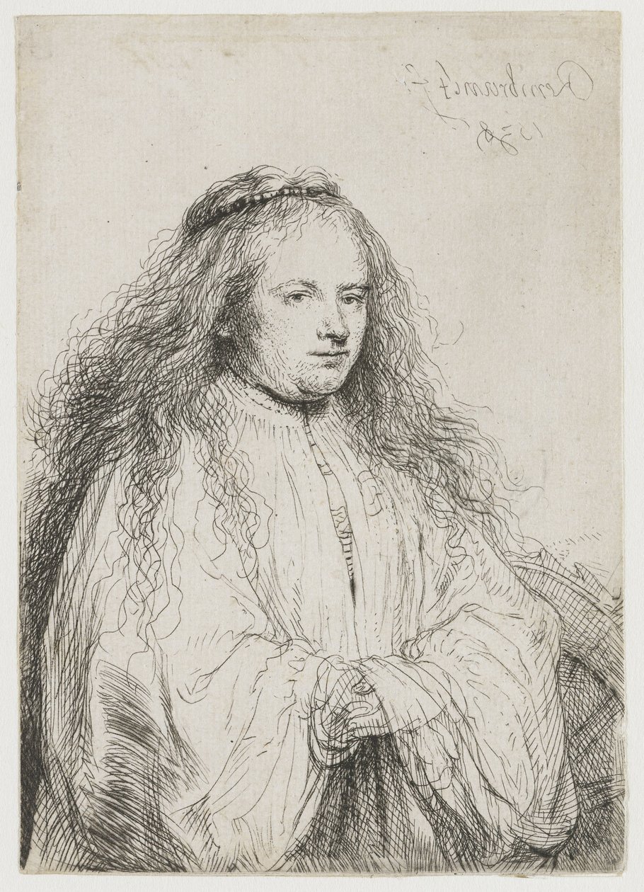 Saskia som den hellige Katarina af Alexandria St Catherine (