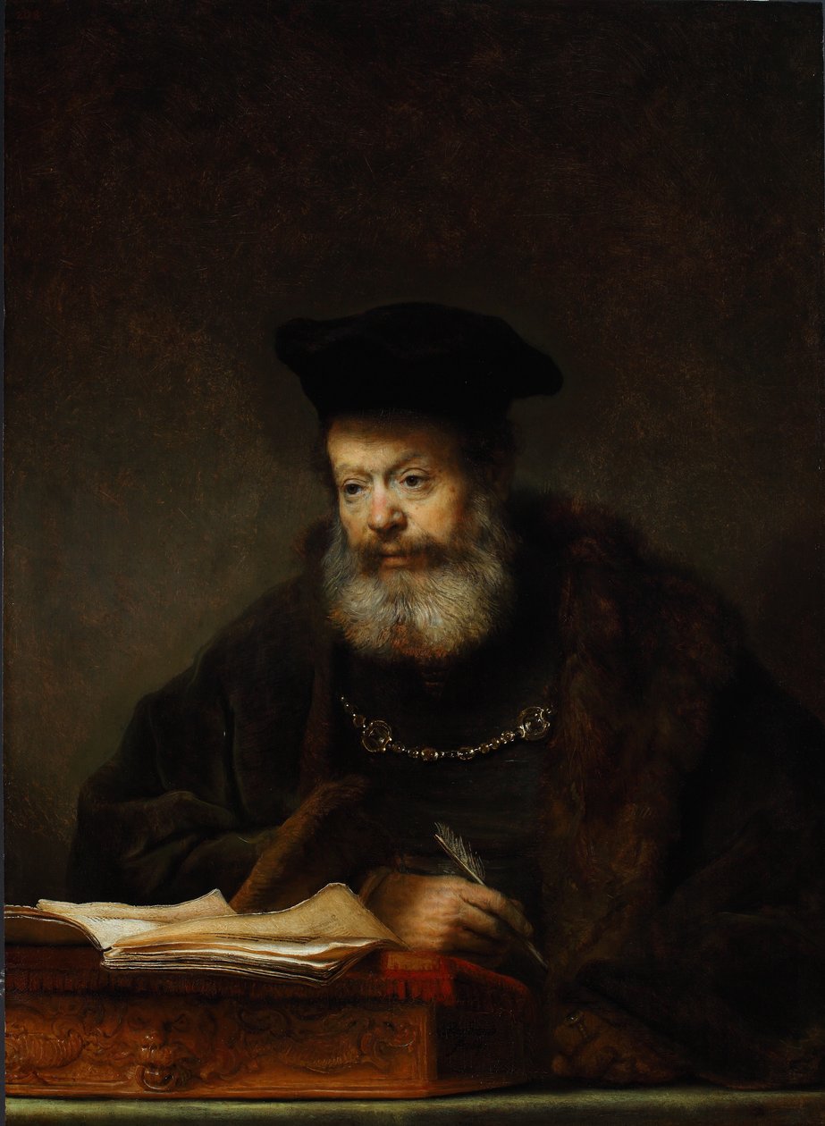 Forsker ved hans Skrivebord, 1641 af Rembrandt van Rijn