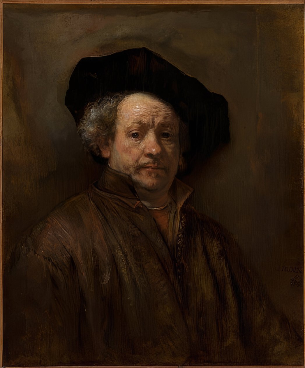 Selvportræt. 1660 af Rembrandt van Rijn
