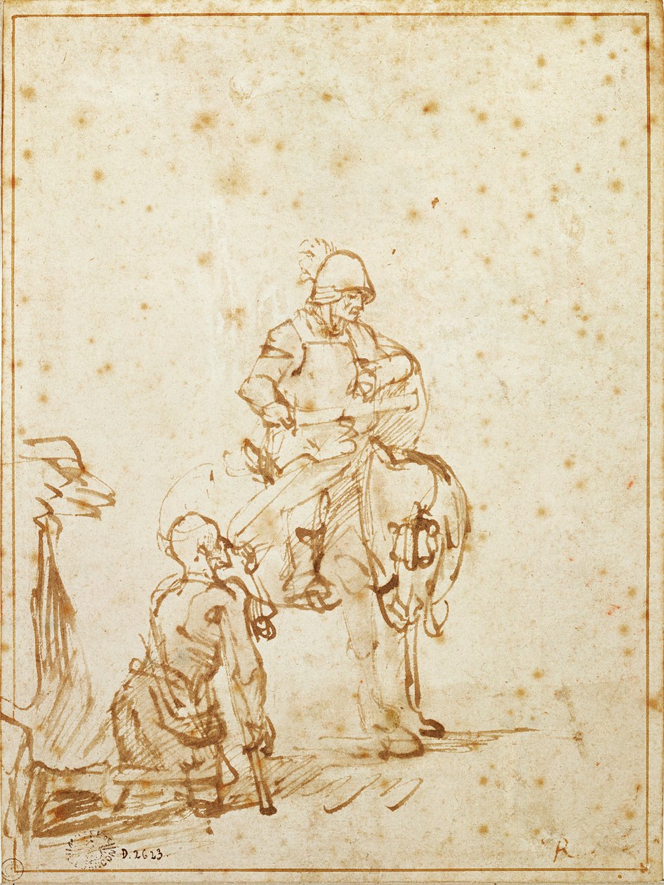 Sankt Martin og Tiggeren af Rembrandt van Rijn